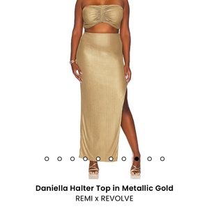 NWT Revolve Gold Matching Set